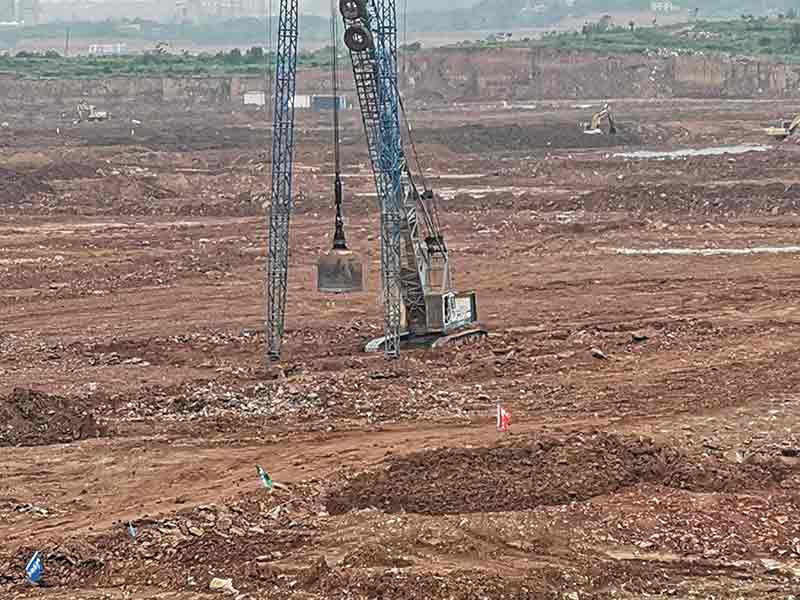 新能源厂房强夯-投资300亿宜昌邦普产业园地基强夯项目